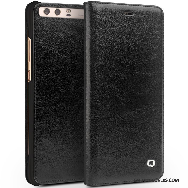 Etui Huawei P10 Folio Business Sort, Cover Huawei P10 Læder Telefon