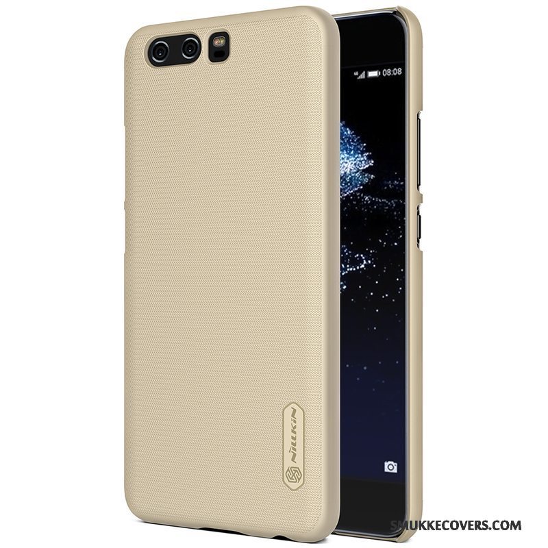 Etui Huawei P10 Tasker Guld Hård, Cover Huawei P10 Beskyttelse Anti-fald Telefon