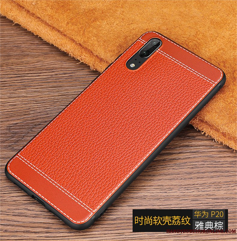 Etui Huawei P20 Beskyttelse Telefonbusiness, Cover Huawei P20 Blød Af Personlighed Anti-fald