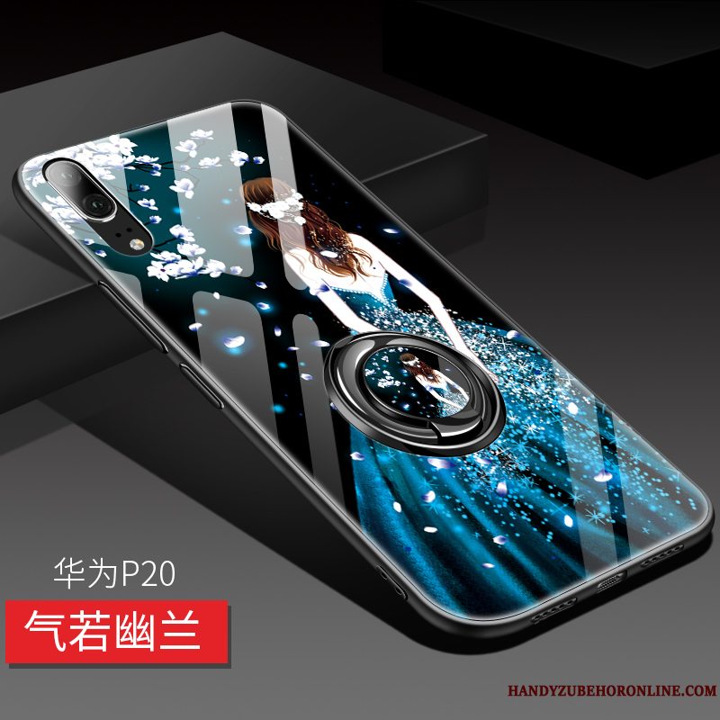 Etui Huawei P20 Kreativ Tynd Telefon, Cover Huawei P20 Silikone Net Red High End