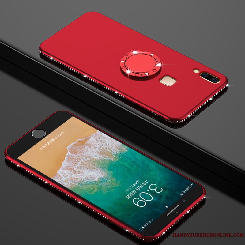 Etui Huawei P20 Lite Beskyttelse Rød Hærdning, Cover Huawei P20 Lite Blød Telefonaf Personlighed