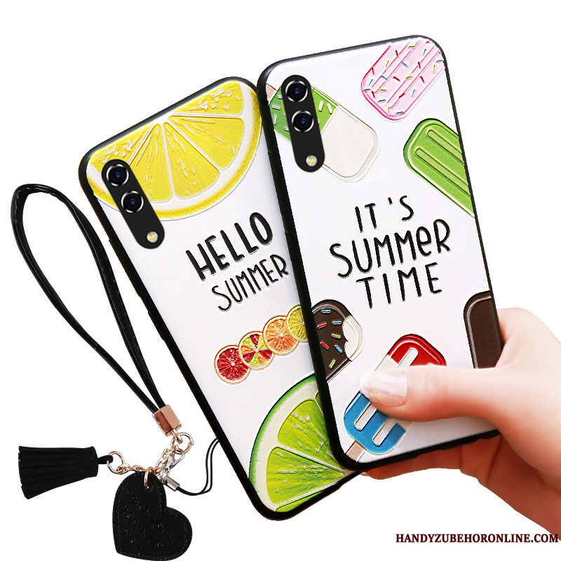 Etui Huawei P20 Lite Relief Af Personlighed Grøn, Cover Huawei P20 Lite Silikone Telefonungdom