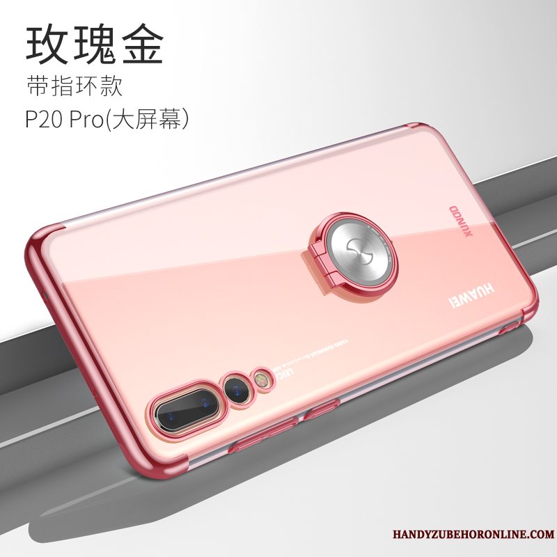 Etui Huawei P20 Pro Beskyttelse Trendy Ring, Cover Huawei P20 Pro Silikone Hård Af Personlighed