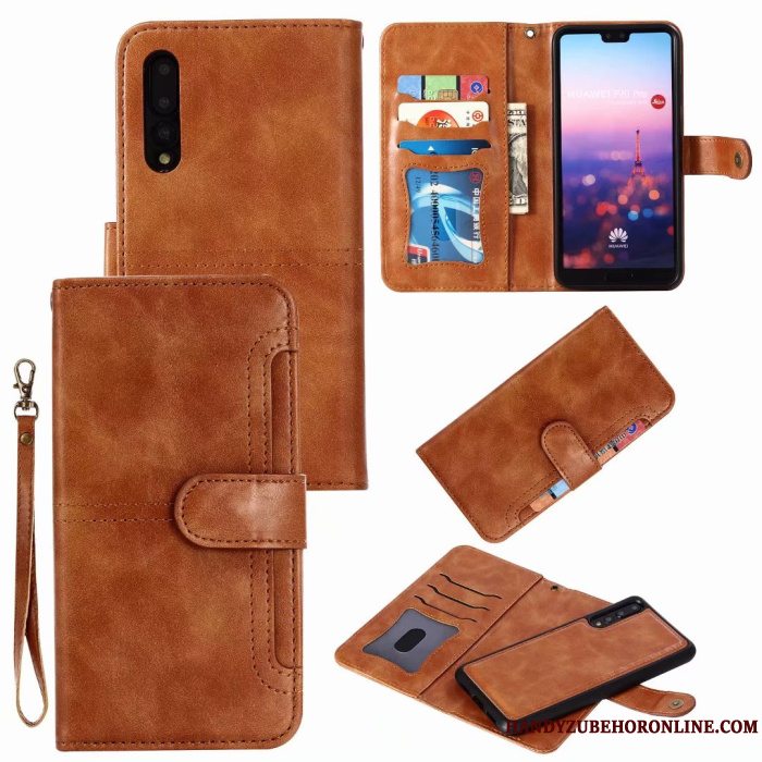 Etui Huawei P20 Pro Læder Business Simple, Cover Huawei P20 Pro Beskyttelse Telefon