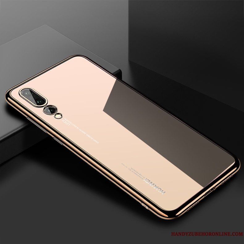 Etui Huawei P20 Pro Tasker Gennemsigtig Glas, Cover Huawei P20 Pro Kreativ Trendy High End