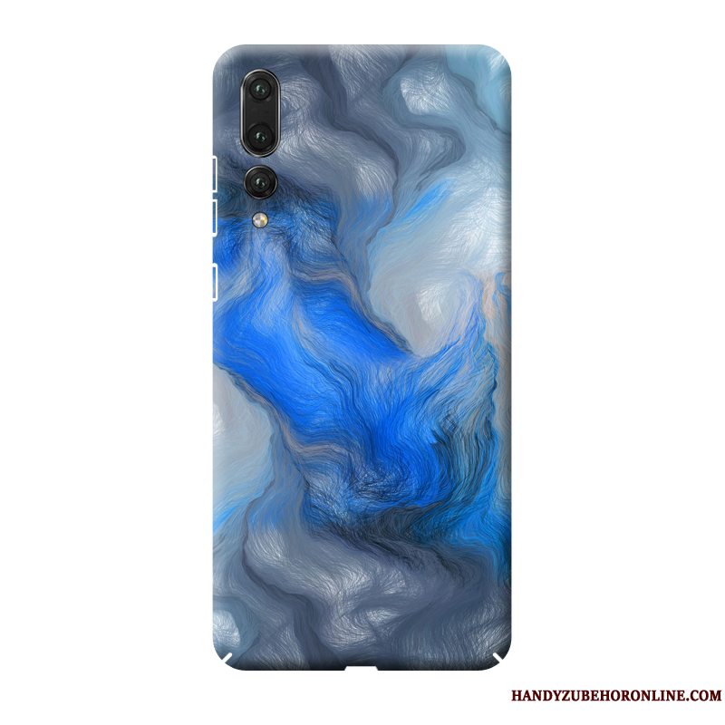 Etui Huawei P20 Pro Tasker Nubuck Hård, Cover Huawei P20 Pro Beskyttelse Telefontynd