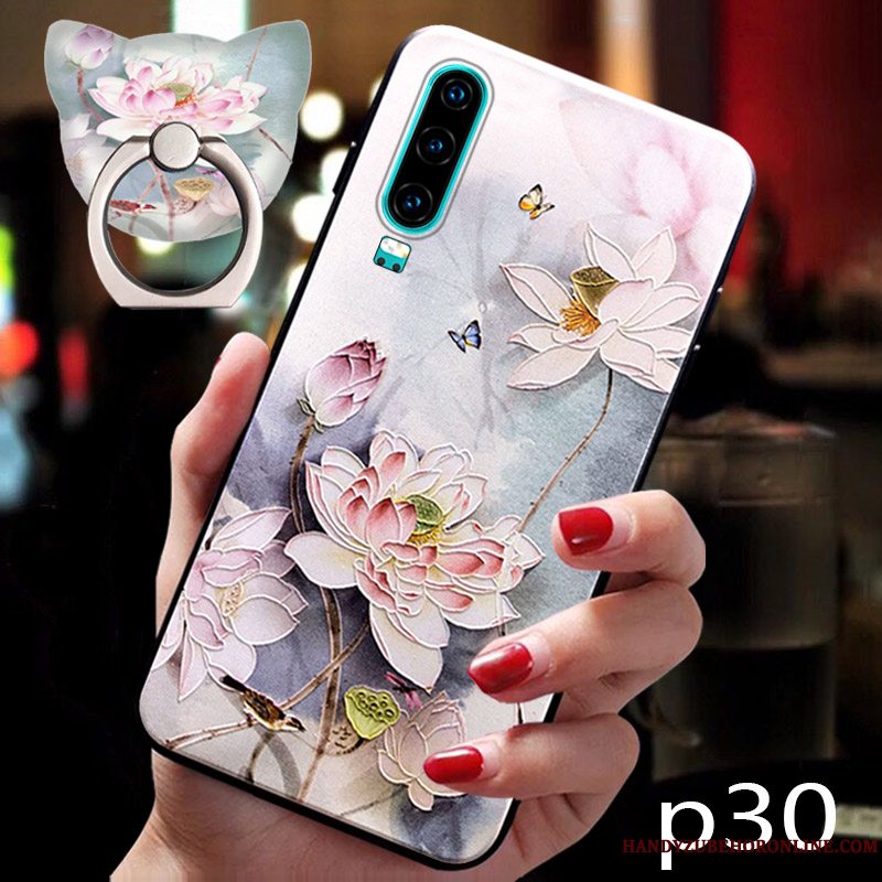 Etui Huawei P30 Beskyttelse Af Personlighed Trendy, Cover Huawei P30 Blød Kinesisk Stil Telefon