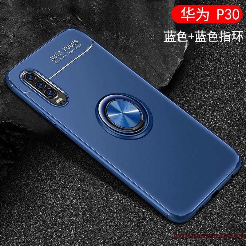 Etui Huawei P30 Beskyttelse Net Red Nubuck, Cover Huawei P30 Tasker Kinesisk Stil Anti-fald