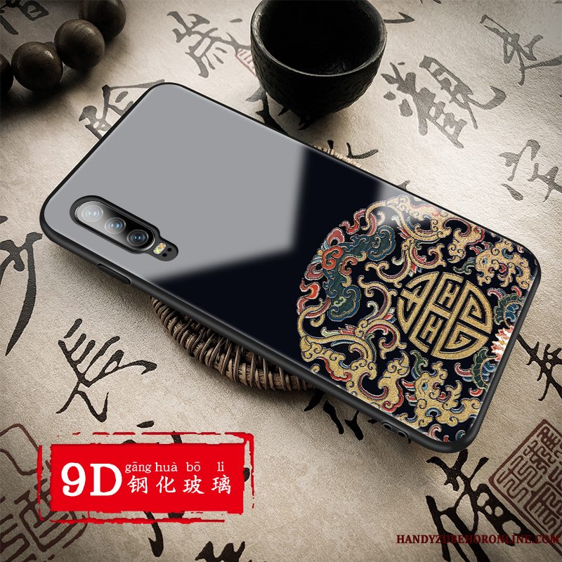 Etui Huawei P30 Kreativ Elskeren Anti-fald, Cover Huawei P30 Silikone Trend High End