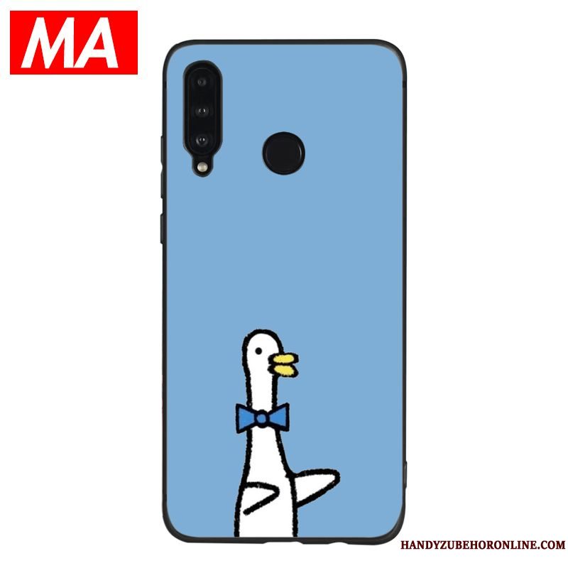 Etui Huawei P30 Lite Blød Telefonblå, Cover Huawei P30 Lite Beskyttelse Vind And