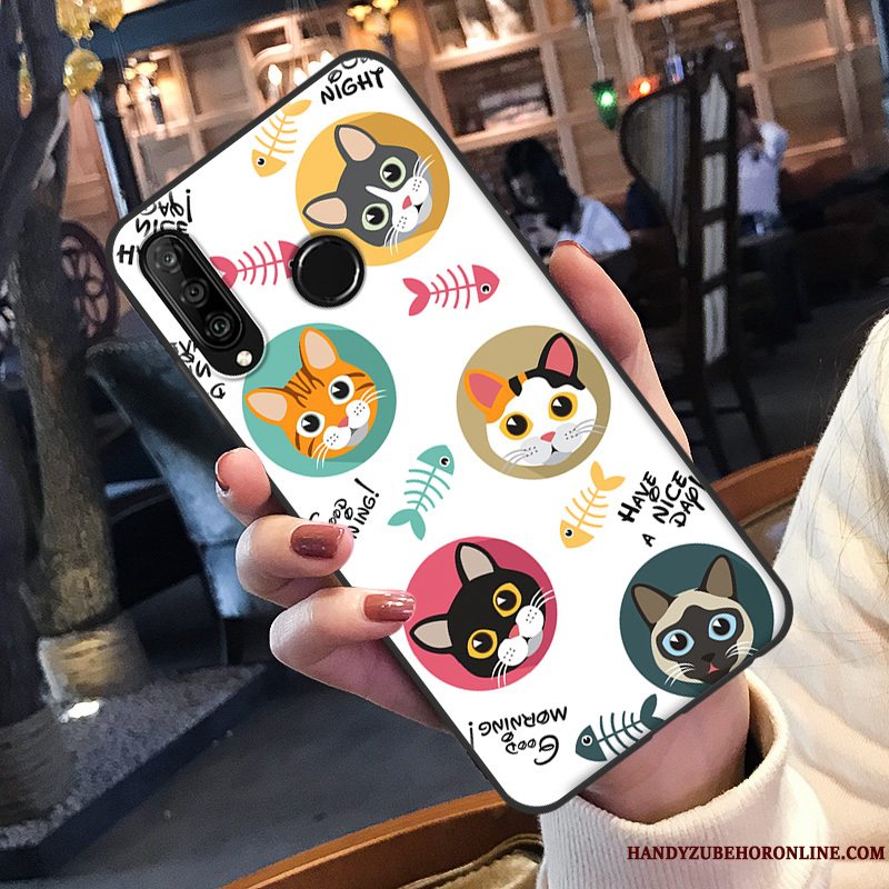 Etui Huawei P30 Lite Cartoon Trendy Telefon, Cover Huawei P30 Lite Blød Smuk