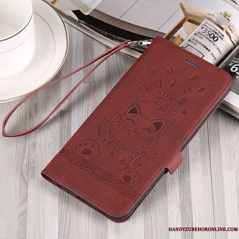 Etui Huawei P30 Lite Læder Anti-fald Business, Cover Huawei P30 Lite Tasker Telefontrendy