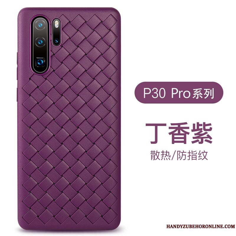 Etui Huawei P30 Pro Tasker Business Strikkede, Cover Huawei P30 Pro Blød Mønster Åndbar