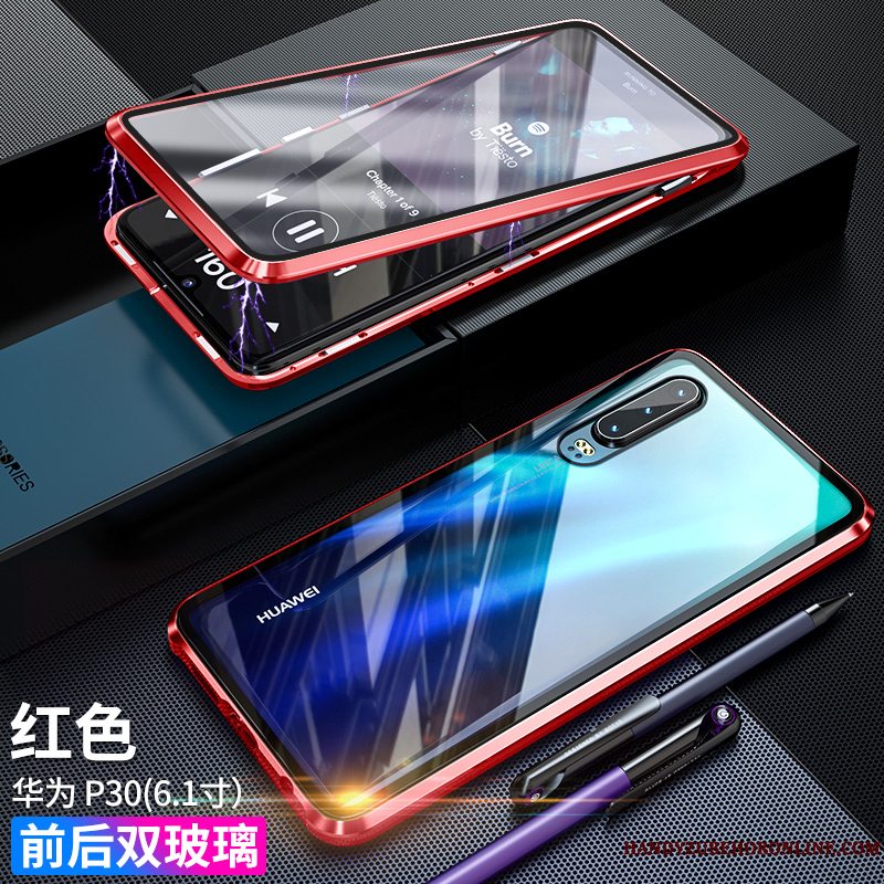 Etui Huawei P30 Tasker Trendy Telefon, Cover Huawei P30 Beskyttelse Magnetisk Tynd