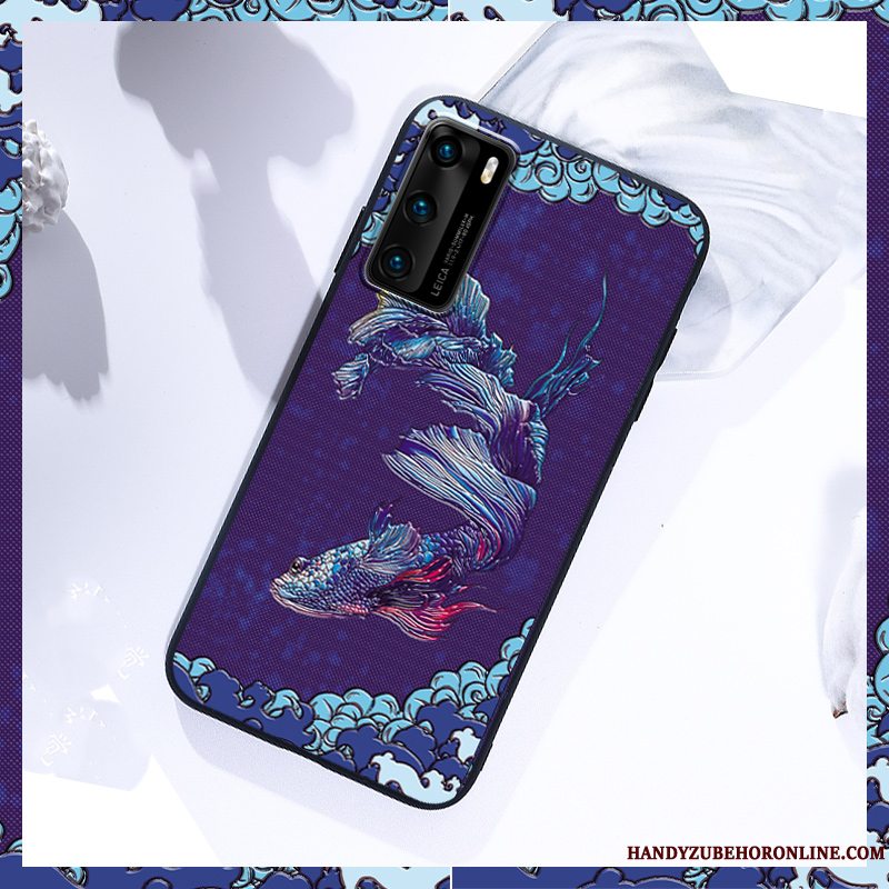 Etui Huawei P40 Beskyttelse Anti-fald Palads, Cover Huawei P40 Blød Vind Tynd