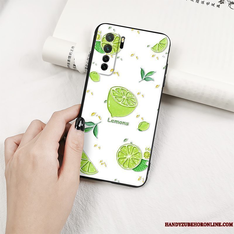 Etui Huawei P40 Lite 5g Blød Trend Citron, Cover Huawei P40 Lite 5g Tasker Smuk Elskeren