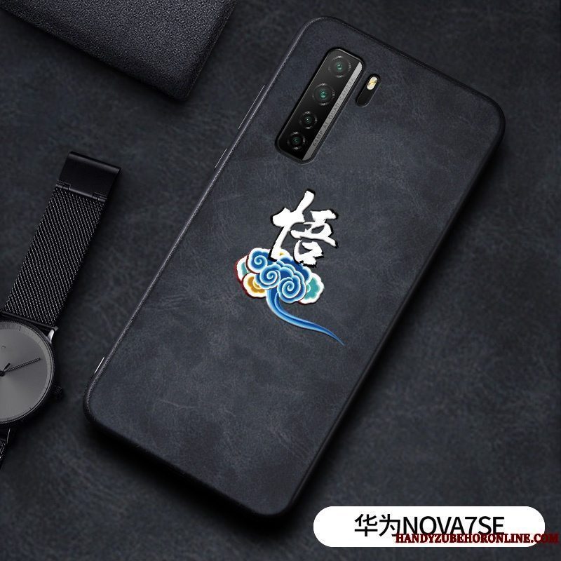 Etui Huawei P40 Lite 5g Tasker Telefonsimple, Cover Huawei P40 Lite 5g Silikone Mønster Af Personlighed