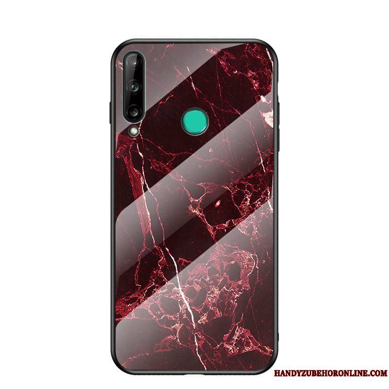 Etui Huawei P40 Lite E Beskyttelse Rød Glas, Cover Huawei P40 Lite E Mønster Trend