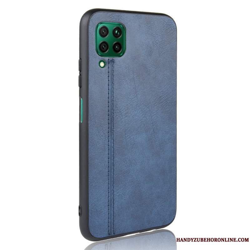 Etui Huawei P40 Lite Tasker Telefonblå, Cover Huawei P40 Lite Beskyttelse Simple