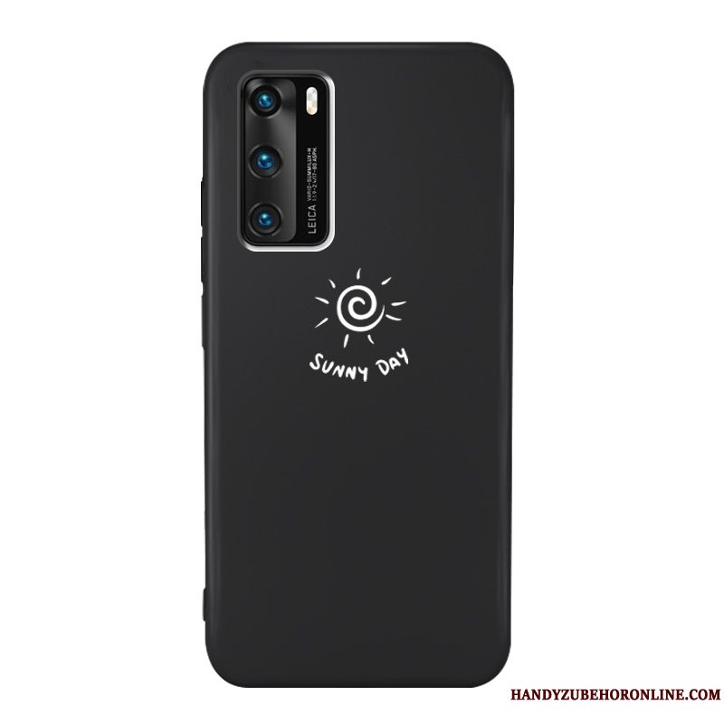 Etui Huawei P40 Tasker Telefonsort, Cover Huawei P40 Beskyttelse Net Red Hængende Ornamenter