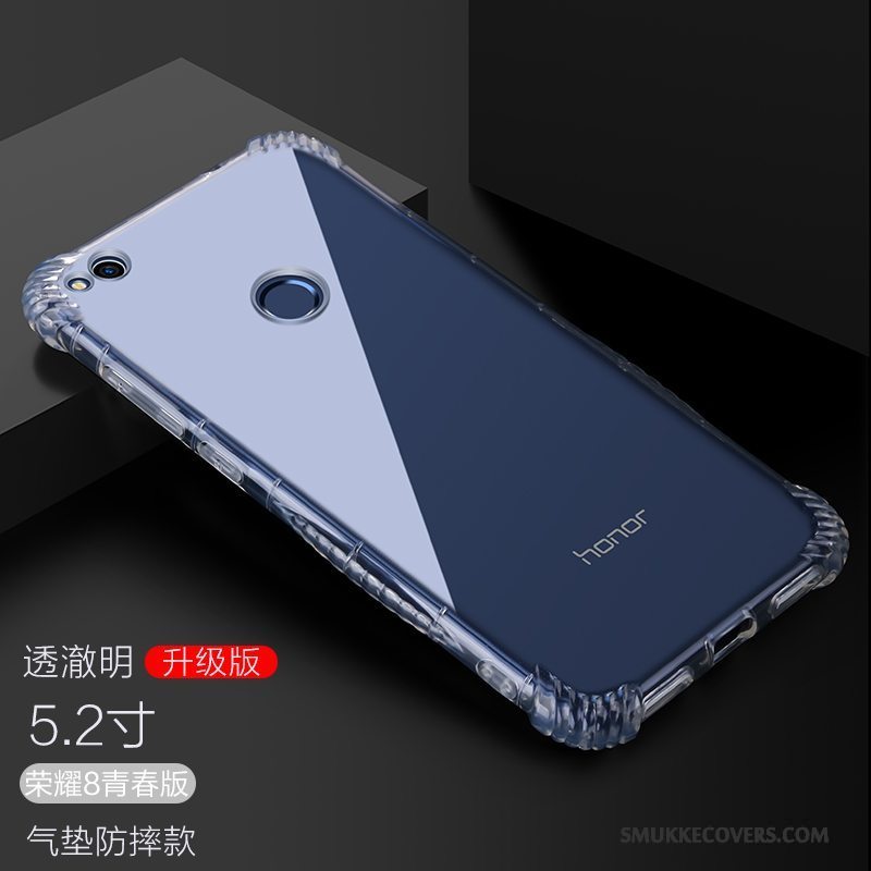 Etui Huawei P8 Lite 2017 Blød Anti-fald Telefon, Cover Huawei P8 Lite 2017 Beskyttelse Ungdom Mørkeblå
