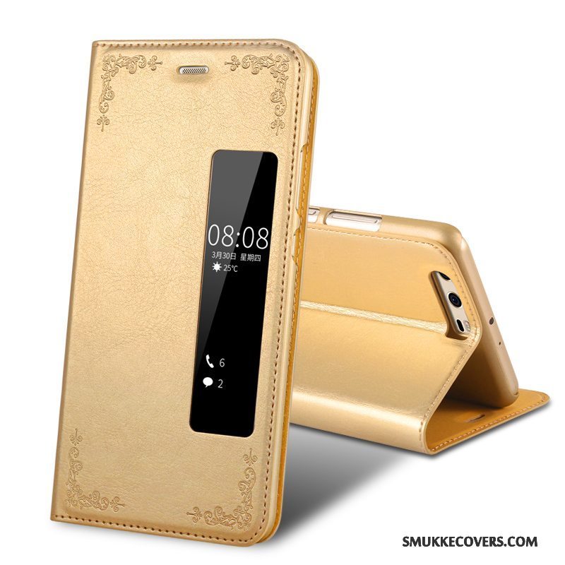 Etui Huawei P9 Beskyttelse Anti-fald Telefon, Cover Huawei P9 Tasker Guld