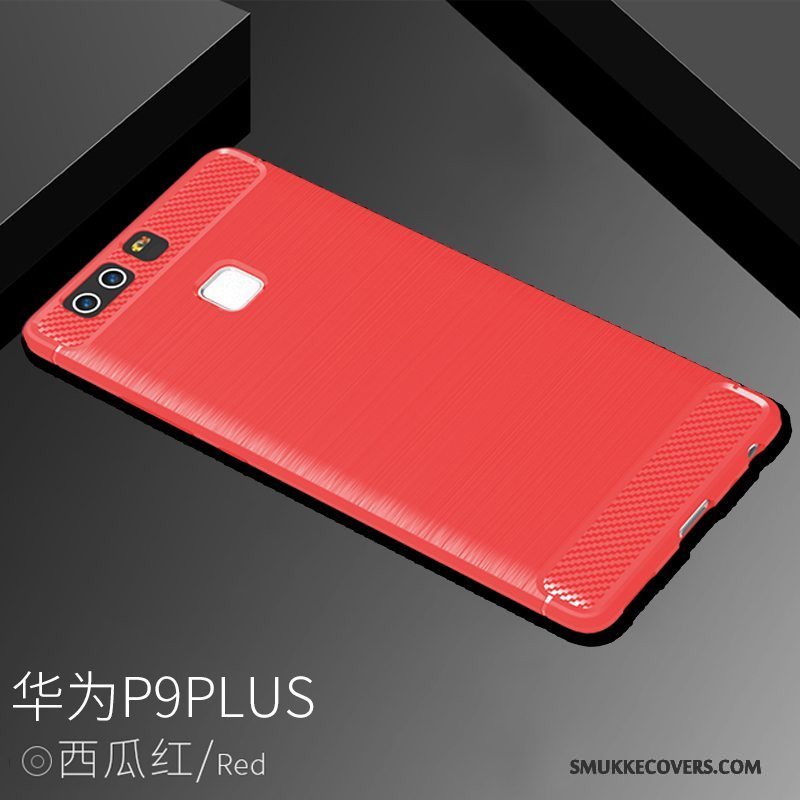 Etui Huawei P9 Plus Blød Anti-fald Rød, Cover Huawei P9 Plus Kreativ Af Personlighed Trend