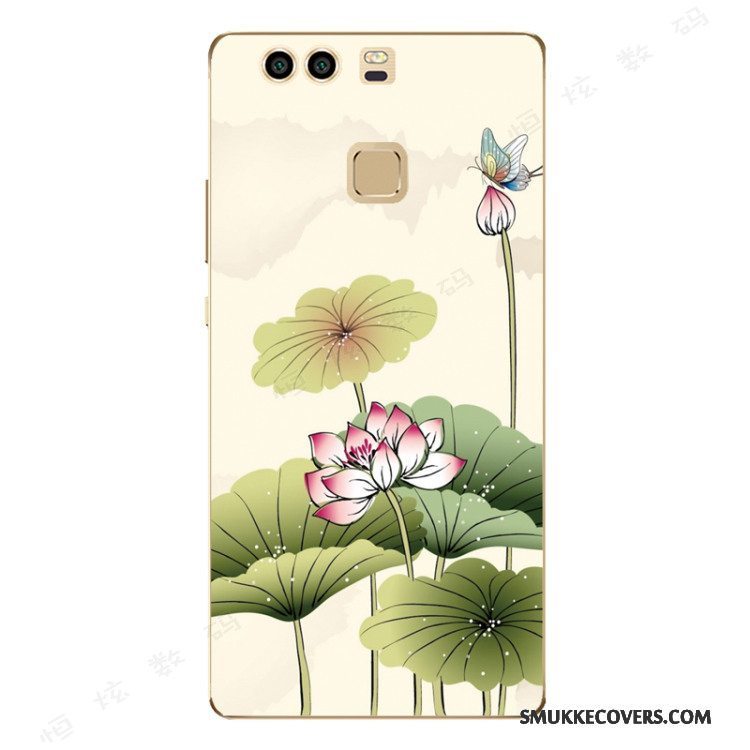 Etui Huawei P9 Plus Tasker Gul Af Personlighed, Cover Huawei P9 Plus Kreativ Telefonanti-fald