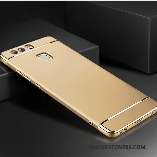 Etui Huawei P9 Plus Tasker Guld Hård, Cover Huawei P9 Plus Beskyttelse Telefonpu