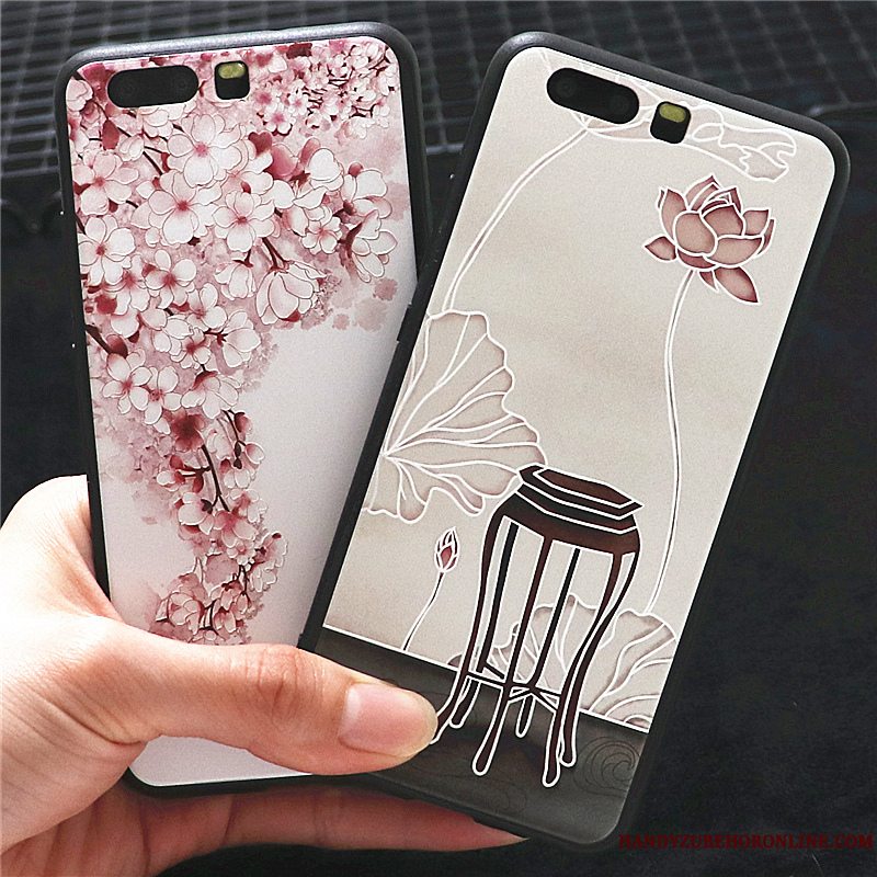 Etui Huawei Y6 2018 Silikone Anti-fald Kinesisk Stil, Cover Huawei Y6 2018 Tasker Telefonaf Personlighed