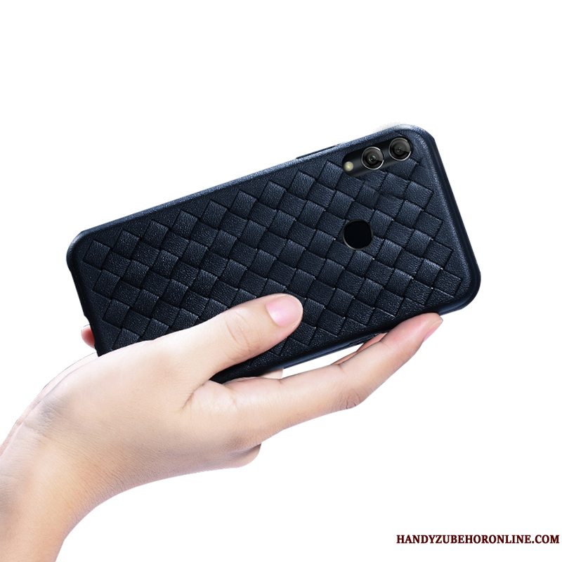 Etui Huawei Y7 2019 Tasker Hver Dag Ny, Cover Huawei Y7 2019 Blød Strikkede Telefon