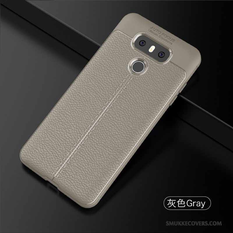 Etui Lg G6 Blød Sort Simple, Cover Lg G6 Tasker Tynd Telefon