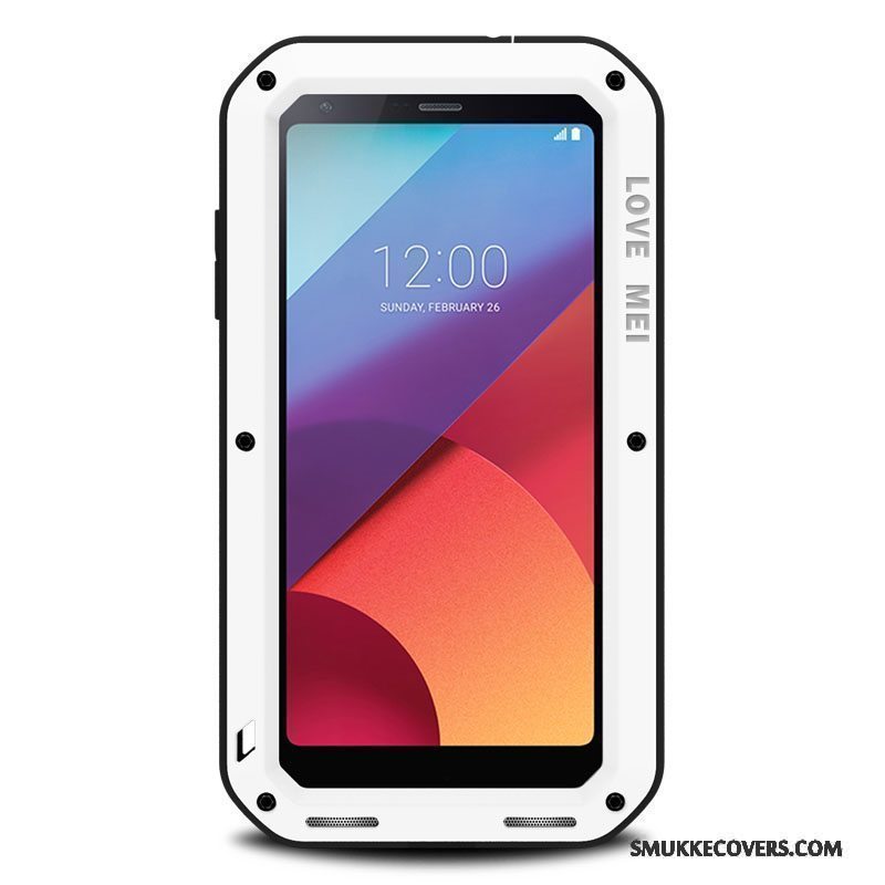 Etui Lg G6 Tasker Anti-fald Telefon, Cover Lg G6 Beskyttelse Hård Hvid