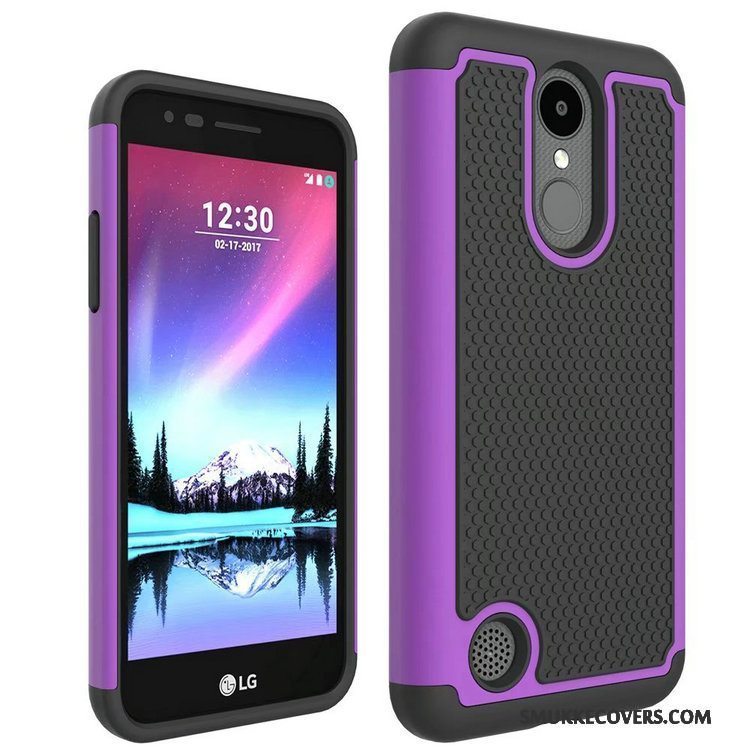 Etui Lg K4 2017 Beskyttelse Telefonanti-fald, Cover Lg K4 2017 Lilla Mønster