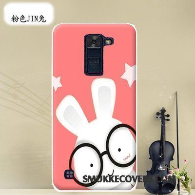 Etui Lg K8 Silikone Hård Telefon, Cover Lg K8 Tasker Anti-fald Lyserød