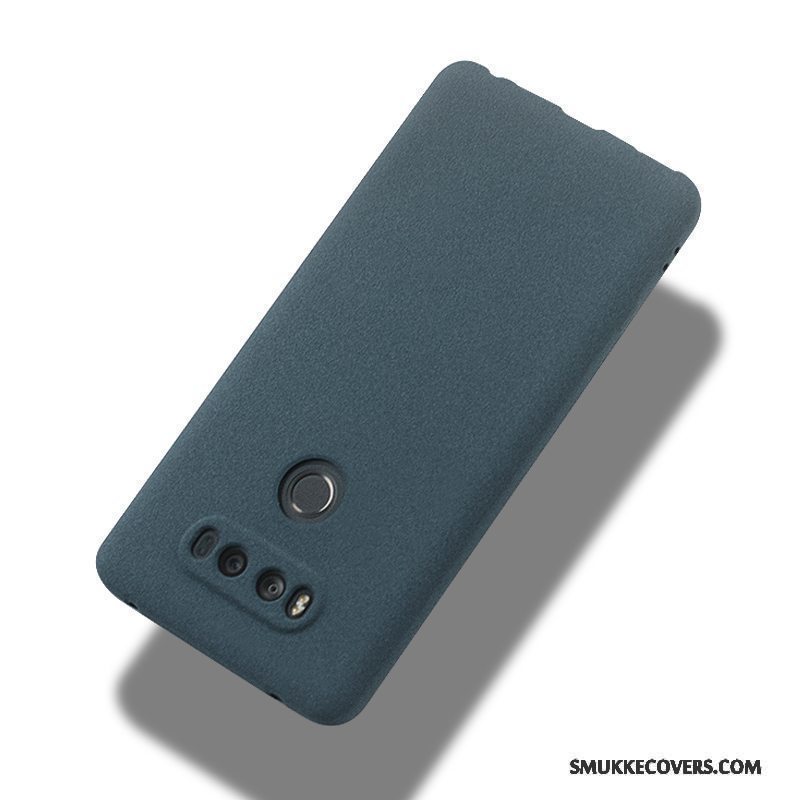 Etui Lg V20 Beskyttelse Nubuck Blå, Cover Lg V20 Silikone Anti-fald Telefon