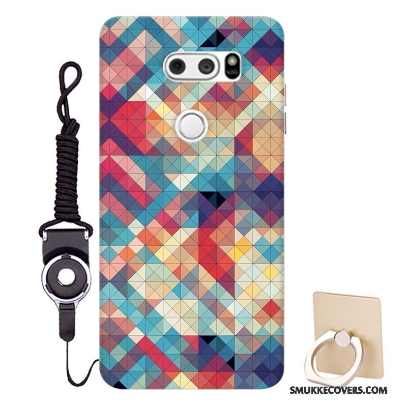 Etui Lg V30 Blød Anti-fald Tilpas, Cover Lg V30 Cartoon Mønster Telefon