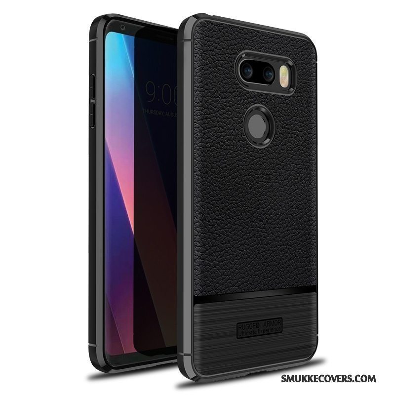 Etui Lg V30 Blød Telefonaf Personlighed, Cover Lg V30 Kreativ Anti-fald Sort