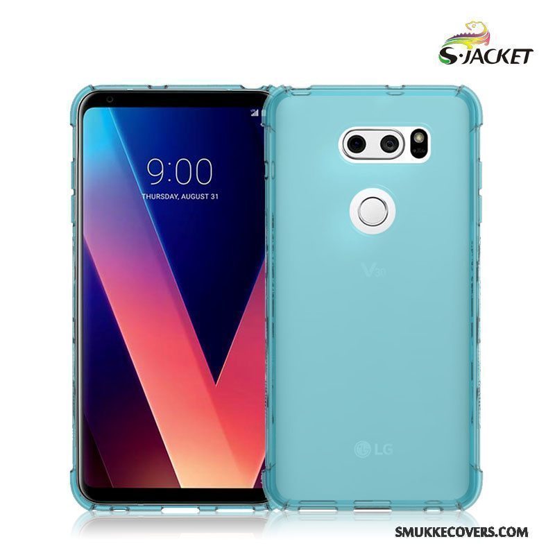 Etui Lg V30 Blød Telefonblå, Cover Lg V30 Tasker Gasbag Skridsikre