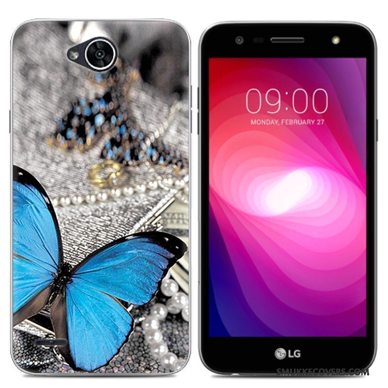 Etui Lg X Power 2 Malet Grå Telefon, Cover Lg X Power 2 Blød Gennemsigtig Trend