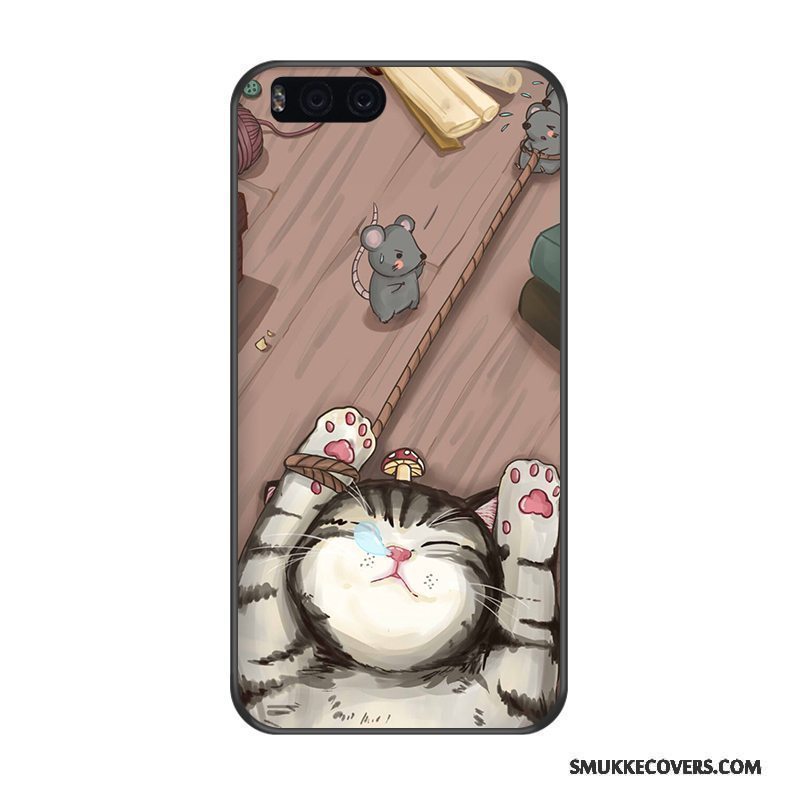 Etui Mi 6 Tasker Sort Anti-fald, Cover Mi 6 Silikone Lille Sektion Telefon