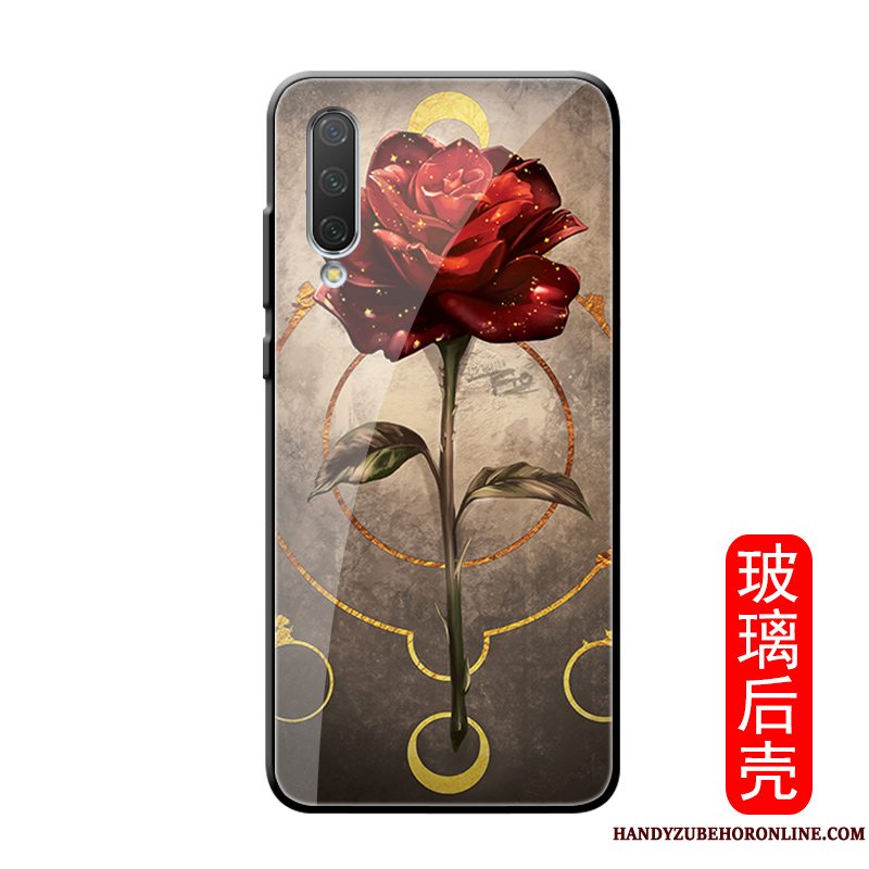 Etui Mi A3 Beskyttelse Vind Glas, Cover Mi A3 Blød Original Rose