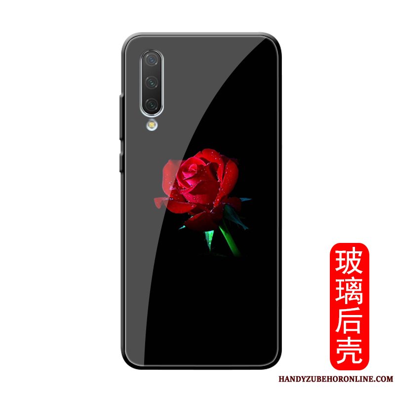 Etui Mi A3 Blød Blomster Telefon, Cover Mi A3 Tasker Trendy Rose