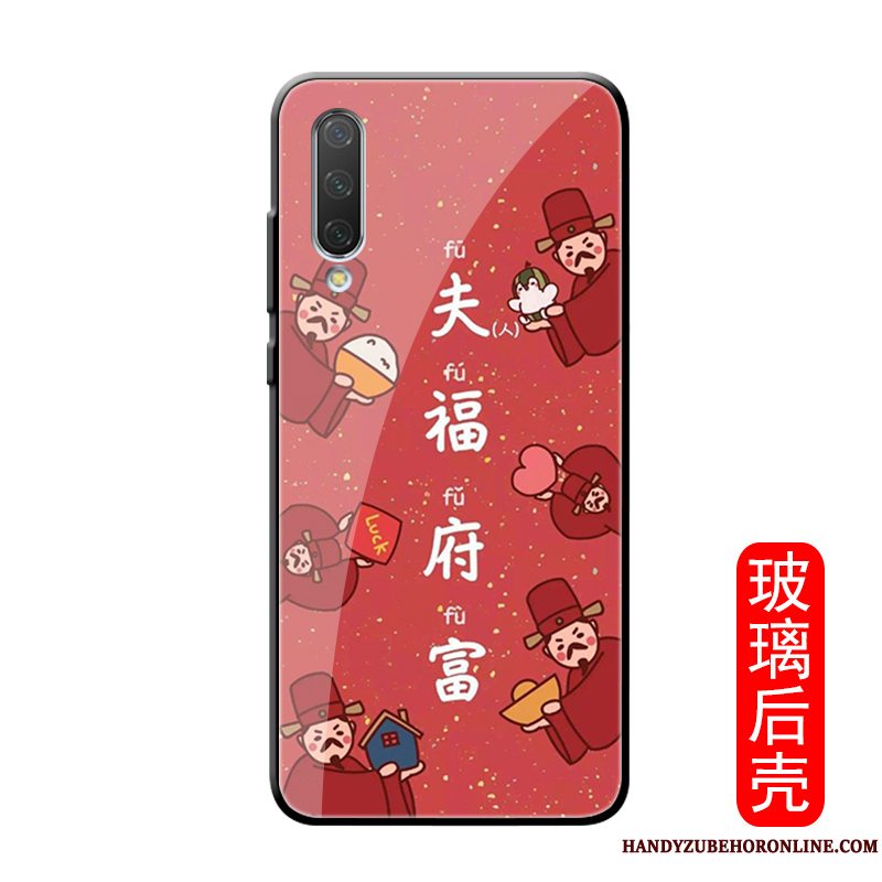 Etui Mi A3 Tasker Guld Wealth, Cover Mi A3 Cartoon Net Red Trendy