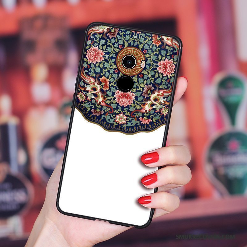 Etui Mi Max 2 Blød Hængende Ornamenter Blomster, Cover Mi Max 2 Farve Anti-fald Af Personlighed