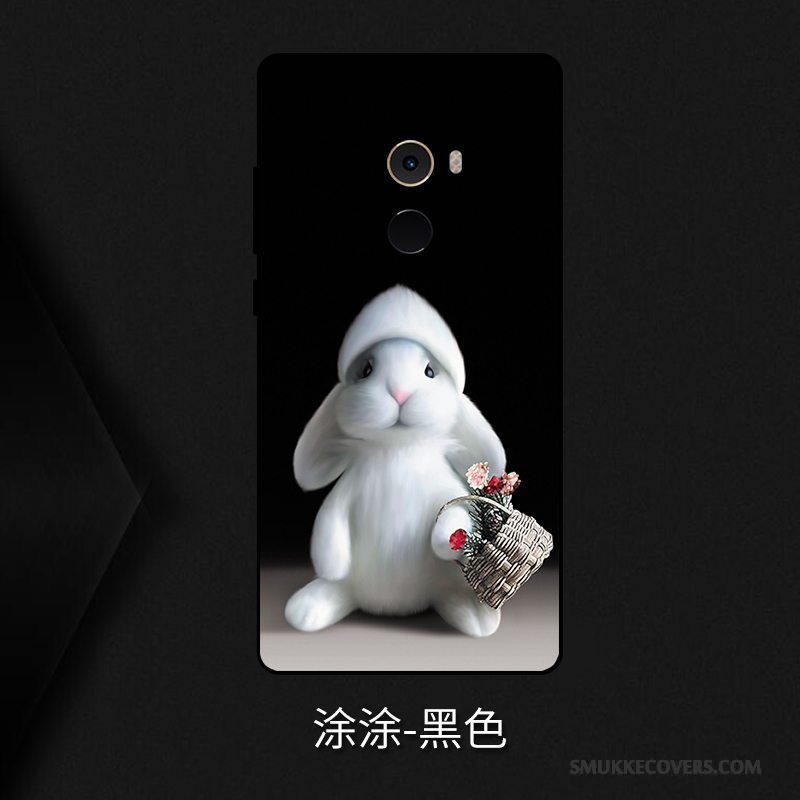 Etui Mi Mix 2 Cartoon Nubuck Lille Sektion, Cover Mi Mix 2 Tasker Anti-fald Telefon