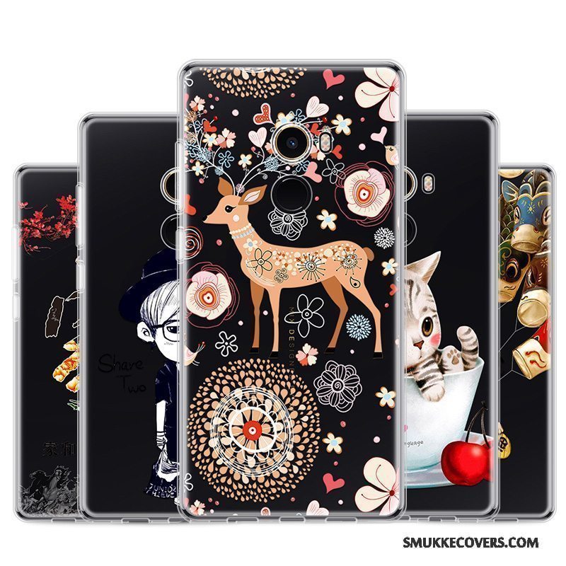 Etui Mi Mix 2 Cartoon Smuk Telefon, Cover Mi Mix 2 Tasker Lille Sektion Anti-fald