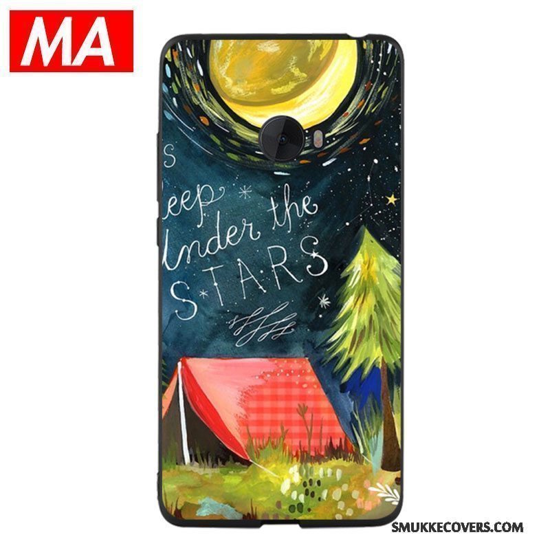 Etui Mi Note 2 Beskyttelse Abstrakt Planet, Cover Mi Note 2 Mode Af Personlighed Oliemaleri