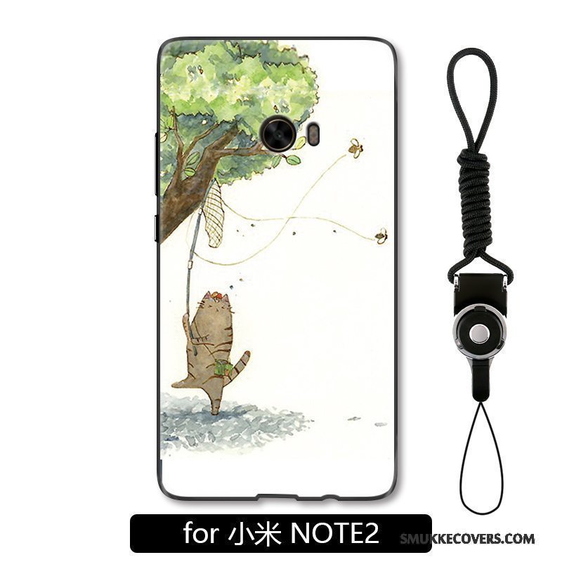 Etui Mi Note 2 Cartoon Studerende Smuk, Cover Mi Note 2 Beskyttelse Telefonlille Sektion