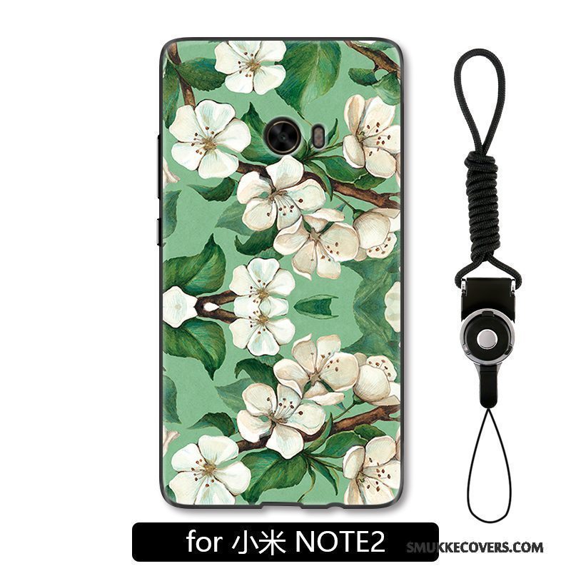 Etui Mi Note 2 Mode Kunst Simple, Cover Mi Note 2 Beskyttelse Grøn Trend